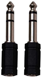 KARMA CA 8242 Coppia adattatori audio Jack 6,3mm st/presa 3,5mm stereo - TechSoundSystem.com