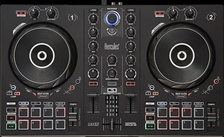HERCULES DJ CONTROL INPULSE 300 CONTROLLER DIGITALE 2 DECK USB PER DJ - TechSoundSystem.com