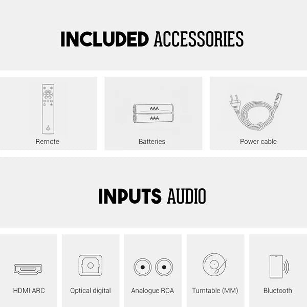 Argon Audio SA1 MK2 amplificatore stereo integrato classe D 2 × 100W 4 ohm con Bluetooth aptX HD e HDMI ARC