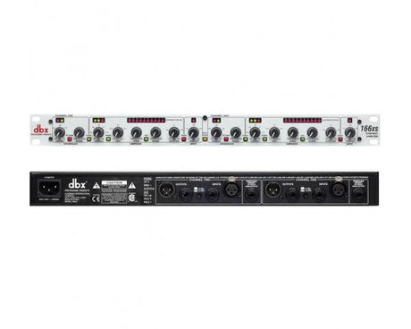 DBX 166XS COMPRESSORE 2 CANALI EXPANDER GATE LIMITER - TechSoundSystem.com