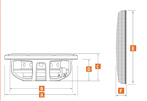 Audison AV 12 D4 II subwoofer slim 300mm 4+4ohm