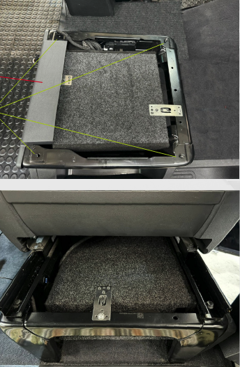 Gladen Generic T6 Sub subwoofer passivo in cassa chiusa da 200mm 4 Ohm 400W per VW T5, T6, T6.1