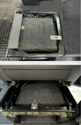 Gladen Generic T6 Sub subwoofer passivo in cassa chiusa da 200mm 4 Ohm 400W per VW T5, T6, T6.1