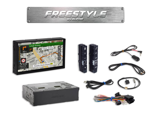 Alpine Freestyle X703D-F media station 7", TomTom, Apple CarPlay e Android Auto - TechSoundSystem.com