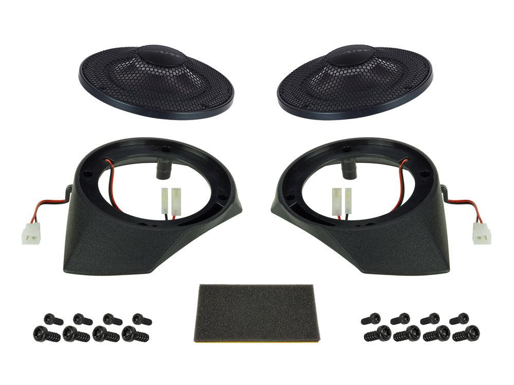 Alpine SPC-R100-DU coppia altoparlanti radiali da cruscotto per Fiat Ducato III, Citroën Maglione II, Peugeot Boxer II - TechSoundSystem.com