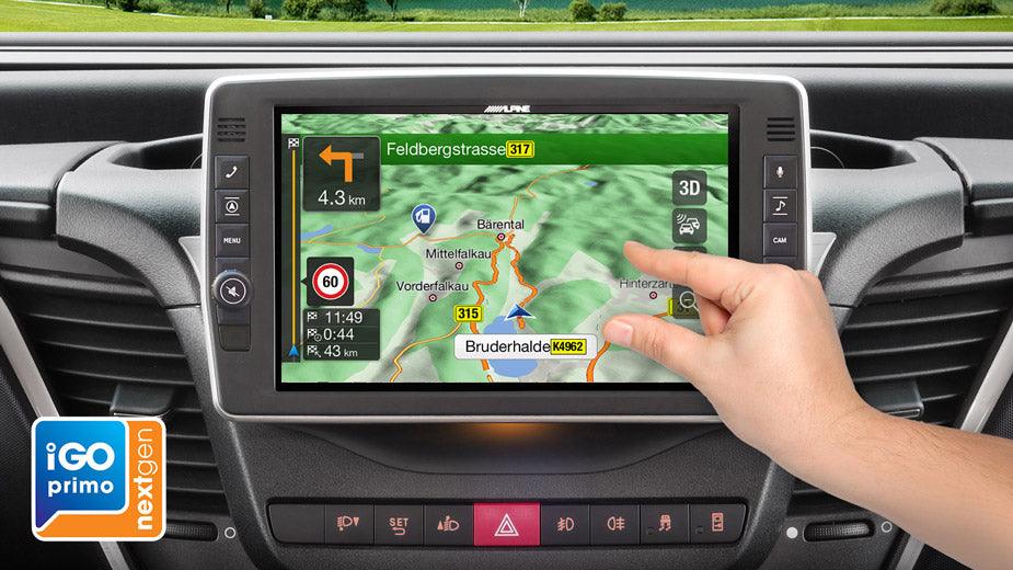 Alpine X903D-ID autoradio 9'' per Iveco Daily con Bluetooth, Navi, Apple CarPlay e Android Auto - TechSoundSystem.com