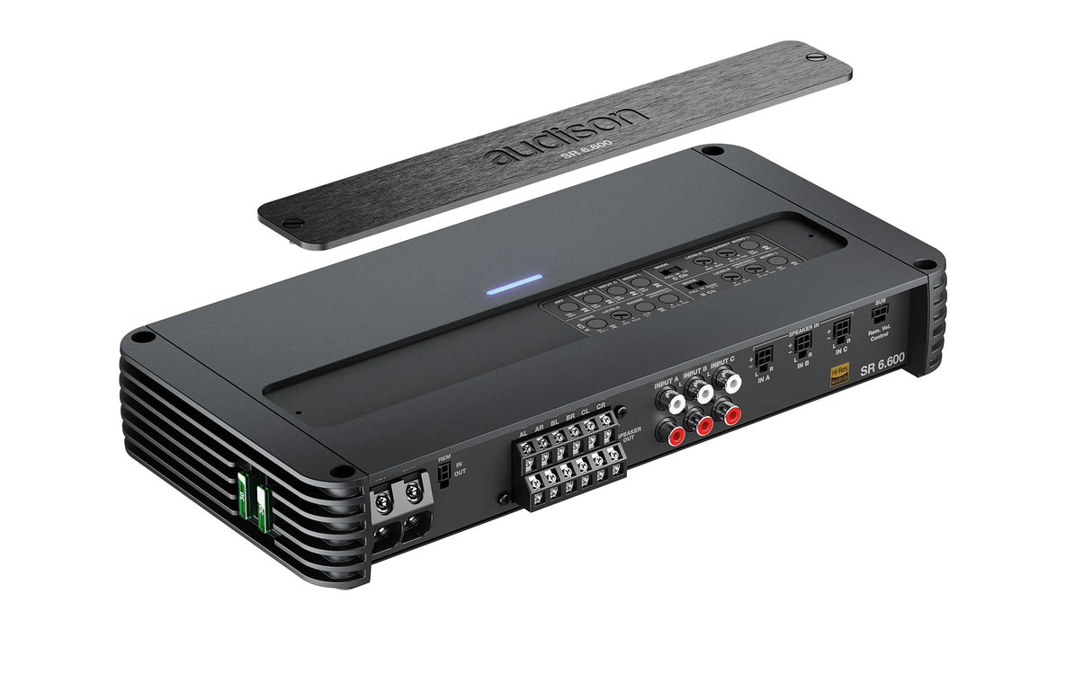 Audison SR 6.600 amplificatore per auto 6 canali classe D 2ohm 4x140W+2x185