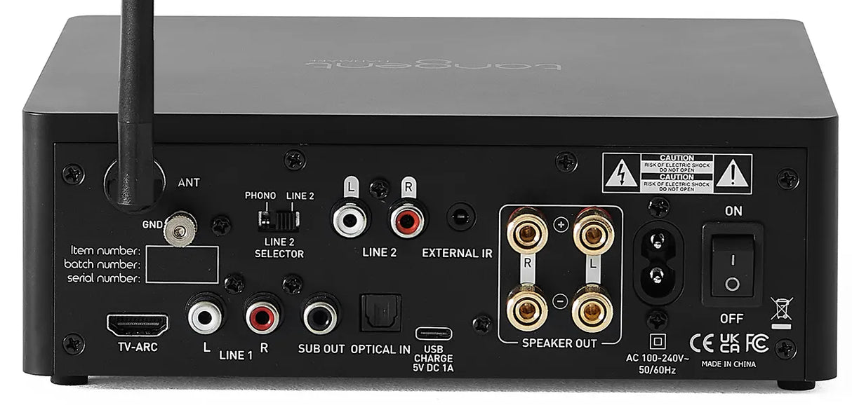 Tangent Ampster BT III amplificatore stereo integrato compatto 2x50 W, HDMI ARC/CEC