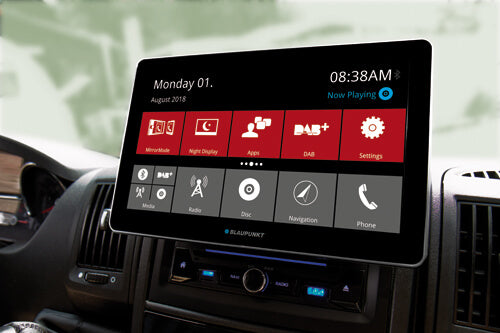 Blaupunkt Rome 990 autoradio 2 DIN 10.1" Android serie TRUCK DAB CD/DVD - USB - SDHC - WI-FI - BT - MIRROR MODE - TechSoundSystem.com