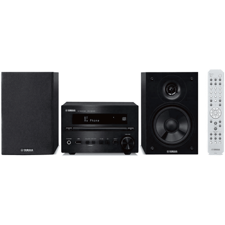 Yamaha MCR-B370D Sistema micro hi-fi DAB+ Bluetooth lettore CD e USB APKMCRB370DBLPB - TechSoundSystem.com