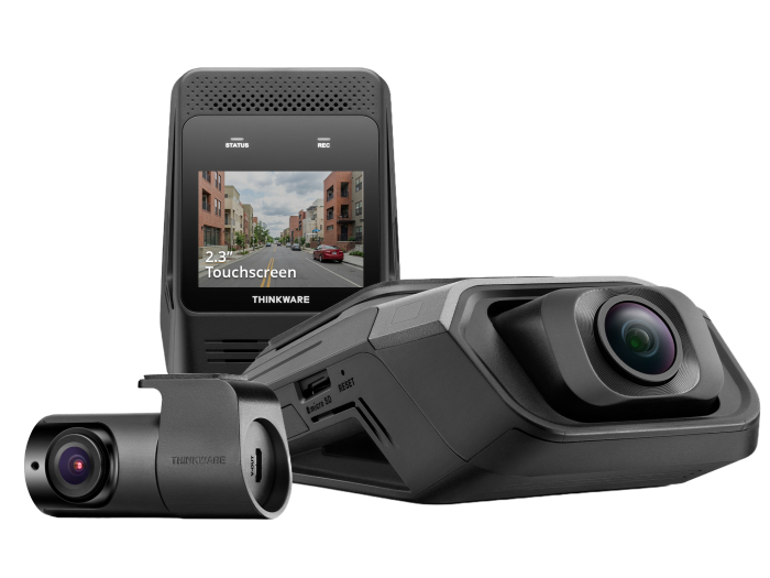 Thinkware ARC 800 Dashcam 2 canali anteriore e posteriore schermo TOUCH, 4K UHD 30 fps - Full HD Posteriore
