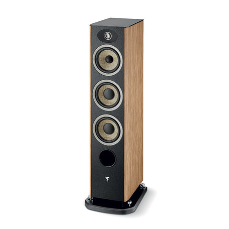 FOCAL ARIA EVO X N2 NOCE CHIARO diffusori da pavimento a 3 vie con 2 woofer da 6.5" (16.5cm) da 250W (COPPIA) - TechSoundSystem.com