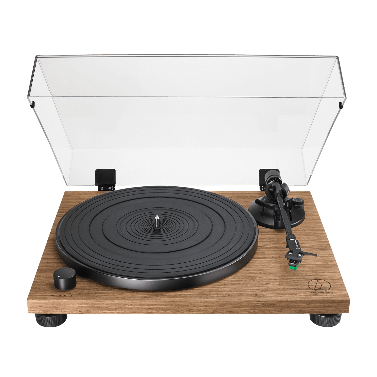 Audio Technica AT-LPW40WN giradischi hifi WALNUT stadio PHONO 33/45 giri - TechSoundSystem.com