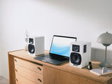 Audio technica AT-SP3X WH Diffusori amplificati da scaffale con BT
