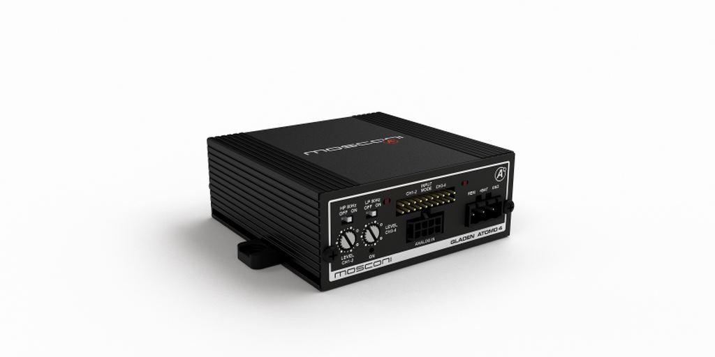 MOSCONI ATOMO 4 Amplificatore a 4 canali estremamente compatto e potente - TechSoundSystem.com