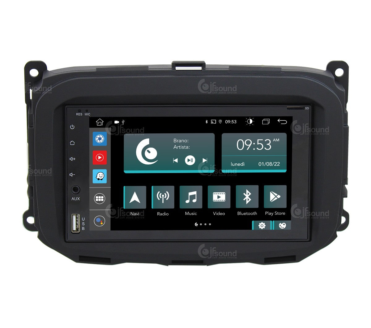 JFSOUND JF-007-X9C-AG-PRO Autoradio per Alfa Romeo Giulietta dal 2014 (no DVD), Android 12