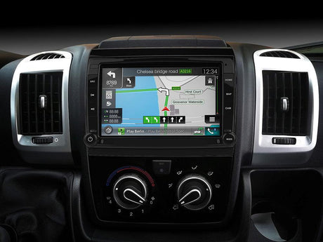 Pioneer AVIC-EVO1-DT2-C-OE FIAT DUCATO autoradio custom con GPS, Android Auto, Apple Car Play - TechSoundSystem.com