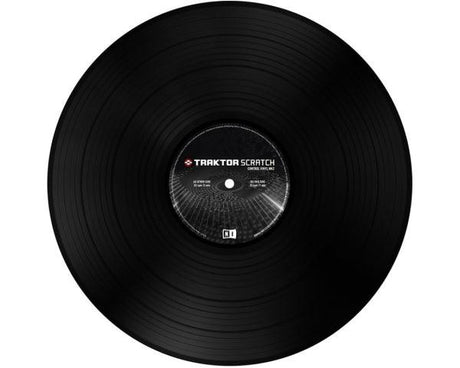 NATIVE INSTRUMENTS TRAKTOR SCRATCH CONTROL VINYL BLACK MKII VINILE DI CONTROLLO MK2 - TechSoundSystem.com