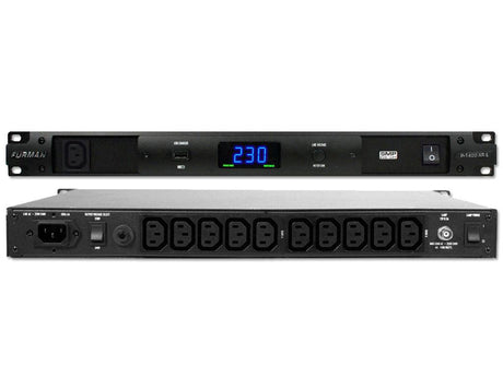 FURMAN P1400ARE DISTRIBUTORE STABILIZZATORE CONDIZIONATORE DI RETE 230V AC 11 PRESE IEC MONTAGGIO A RACK 1U - TechSoundSystem.com