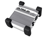 BEHRINGER DI100 DIRECT BOX ULTRA DI BOX ATTIVA A BATTERIA O ALIMENTAZIONE PHANTOM POWER +48 VOLT - TechSoundSystem.com