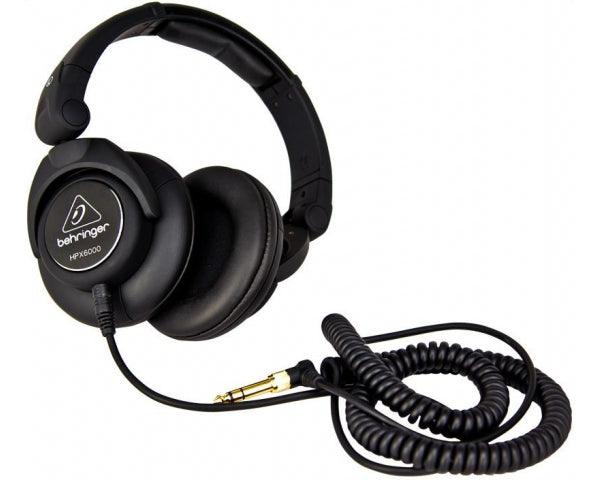 BEHRINGER HPX6000 CUFFIA STEREO DJ 24 OHM 98 DB CUFFIE PAD GIREVOLI - TechSoundSystem.com