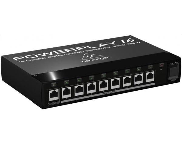 BEHRINGER P16D POWERPLAY ULTRANET DISTRIBUTORE DIGITALE 16 CANALI PER 48 P16 - TechSoundSystem.com