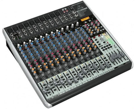 BEHRINGER XENYX QX2442USB MIXER 24 INGRESSI 8 COMPRESSORI EFFETTI KLARK TEKNIK WIRELESS READY INTERFACCIA AUDIO USB SOFTWARE - TechSoundSystem.com