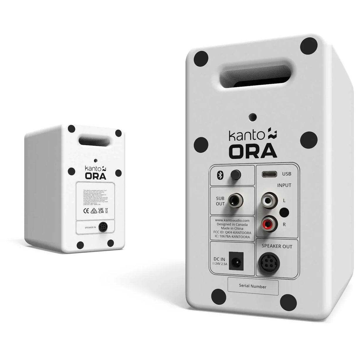 Kanto ORA coppia di diffusori amplificati a due vie da 76 mm 100W