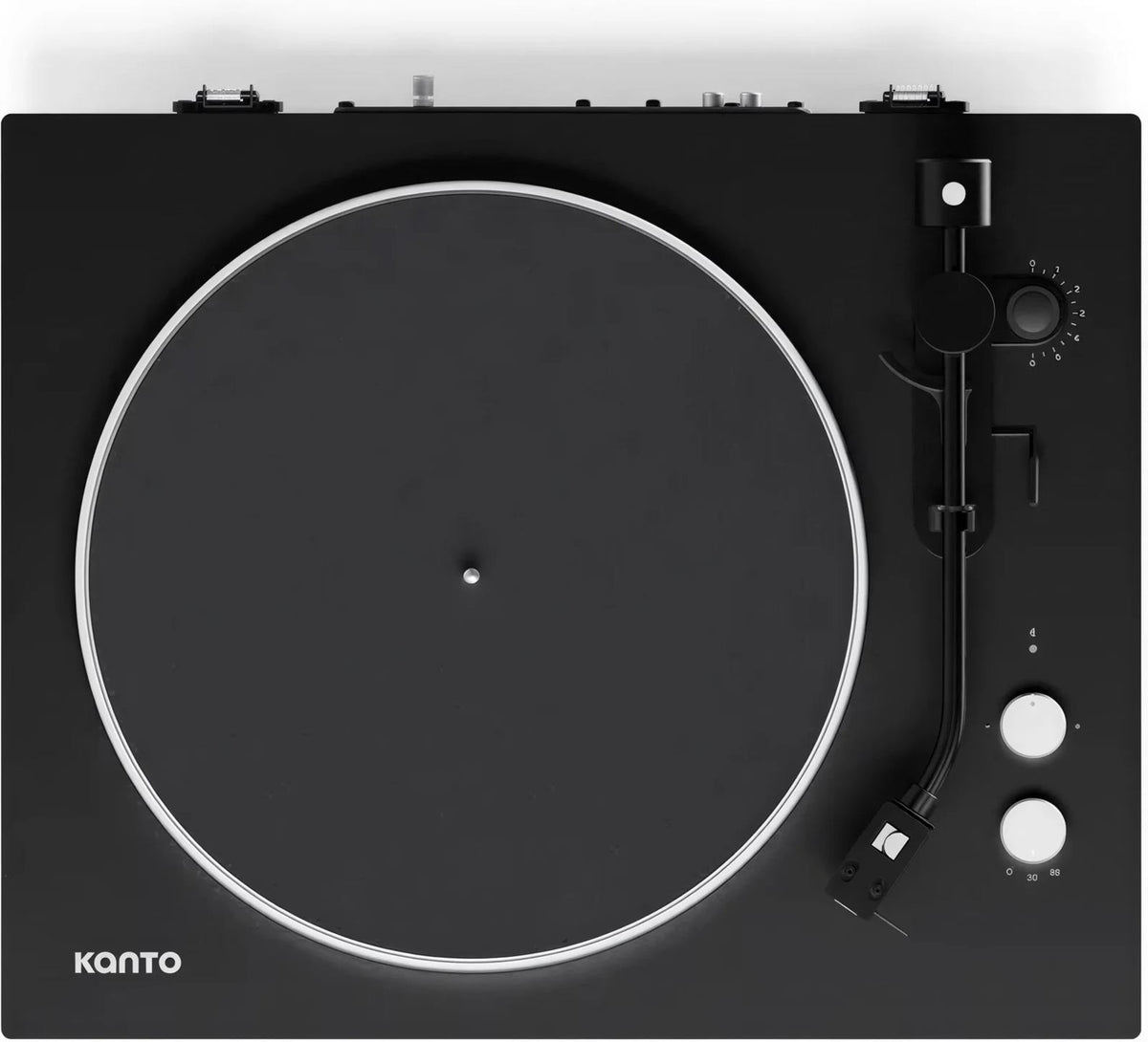 Kanto OBI3 (G2) Giradischi a cinghia, Testina Audio Technica AT3600L, Bluetooth 5.3. Start e auto Stop
