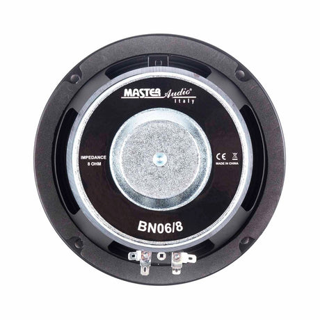 Master Audio BN06/8 Woofer professionale da 168 mm (6,5"), 8 ohm, 150W RMS, bordo in tela, cono in carta - TechSoundSystem.com