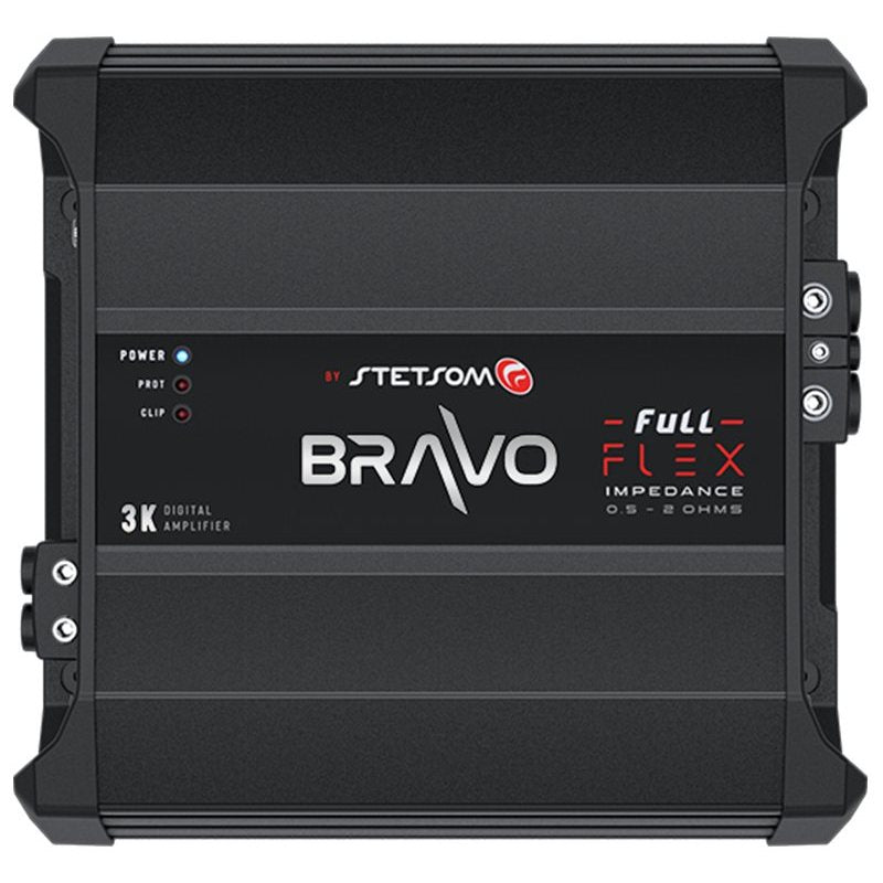 Stetsom BRAVO FLX FR 3K Amplificatore digitale per auto 3000W RMS 0.5-2 Ohm
