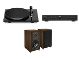 BUNDLE HIFI: Rotel A-11 MKII + Pro-ject E1 + Eltax Monitor I