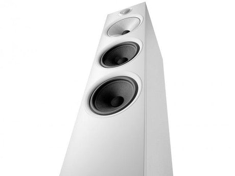 B&W 603 Diffusori da pavimento COPPIA a 3 vie, bass reflex Flowport, HIGH END, BIANCO - TechSoundSystem.com