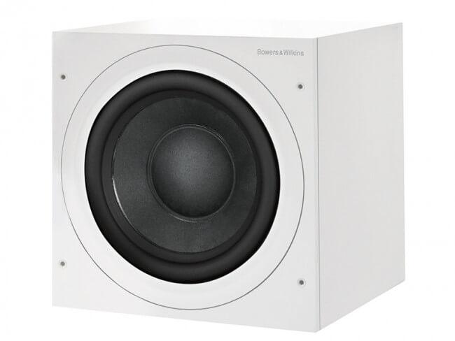 B&W ASW610 BIANCO Subwoofer amplificato hifi in sospensione pneumatica - TechSoundSystem.com
