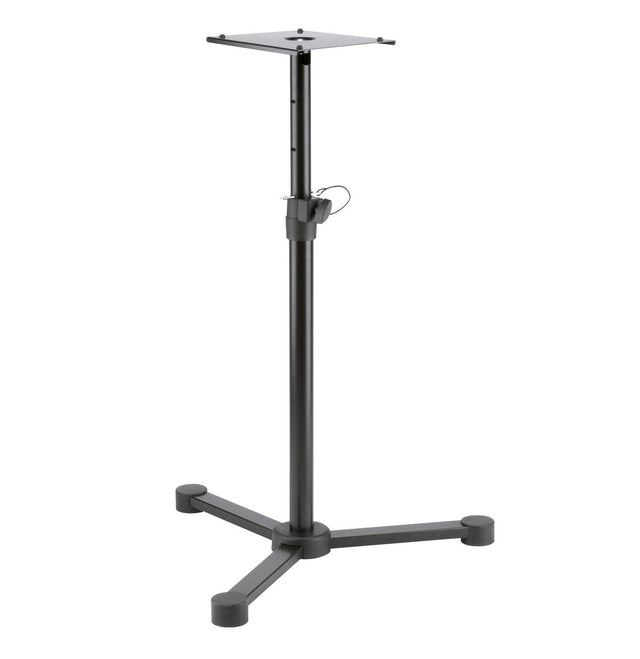 KONIG & MEYER 26720 STAND PER MONITOR DA STUDIO TRIPOIDE AD ALTEZZA REGOLABILE COLORE NERO - TechSoundSystem.com