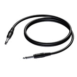 PROCAB CAB 600-3 Cavo audio 3mt JACK6,3mm mono/ JACK 6,3mm mono - TechSoundSystem.com