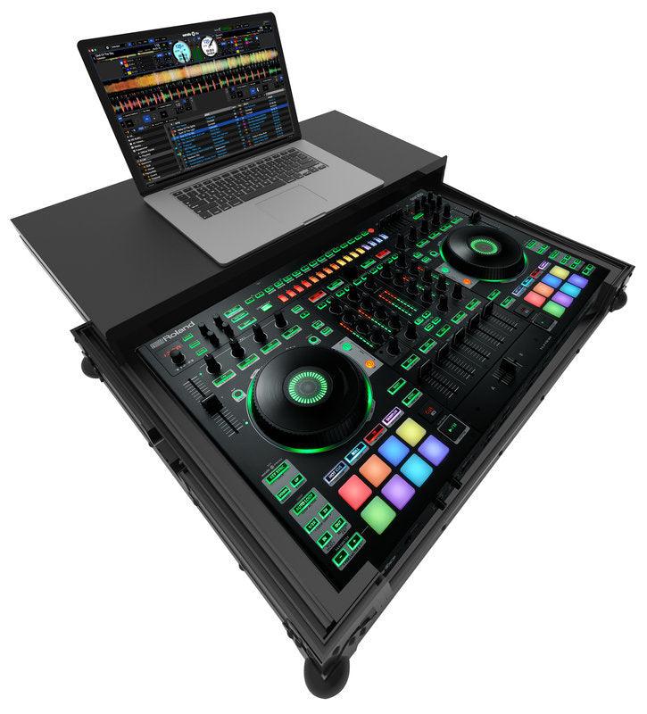 ZOMO DJ808 PLUS NSE FLIGHT CASE PROFESSIONALE PER ROLAND DJ808 + LAPTOP PER PC COLORE NERO - TechSoundSystem.com