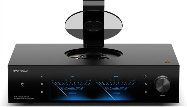 Eversolo DMP-A8 Master Edition Gen 2, il DAC da rete top di gamma con clock OCXO e lettore CD integrato
