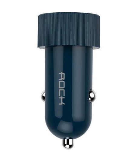 ROCK C228 2U2A4BL Caricatore da auto doppio USB blue - TechSoundSystem.com