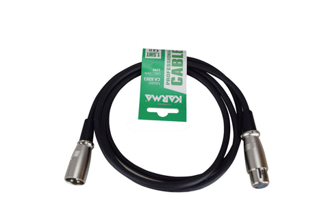 KARMA CA 8261 Cavo audio XLR maschio / XLR femmina 1,5mt - TechSoundSystem.com