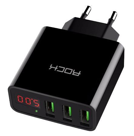 ROCK HKL USB32 Caricatore USB con display - TechSoundSystem.com