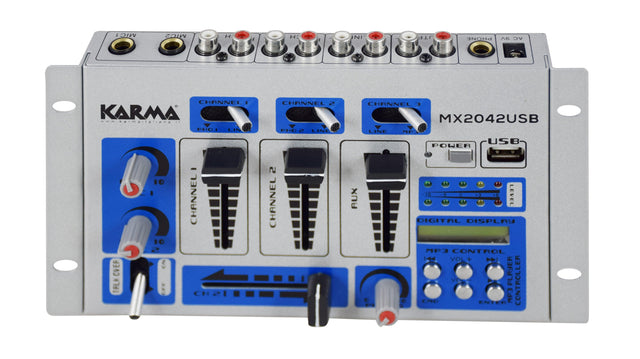 KARMA MX 2042USB Mixer con lettore USB - TechSoundSystem.com