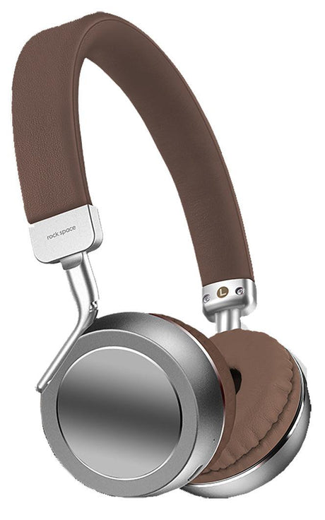 ROCK T 05M Cuffia bluetooth marrone - TechSoundSystem.com