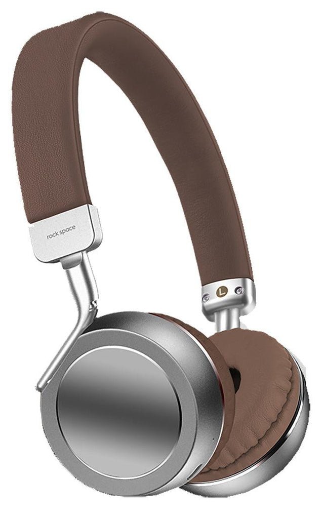 ROCK T 05M Cuffia bluetooth marrone - TechSoundSystem.com