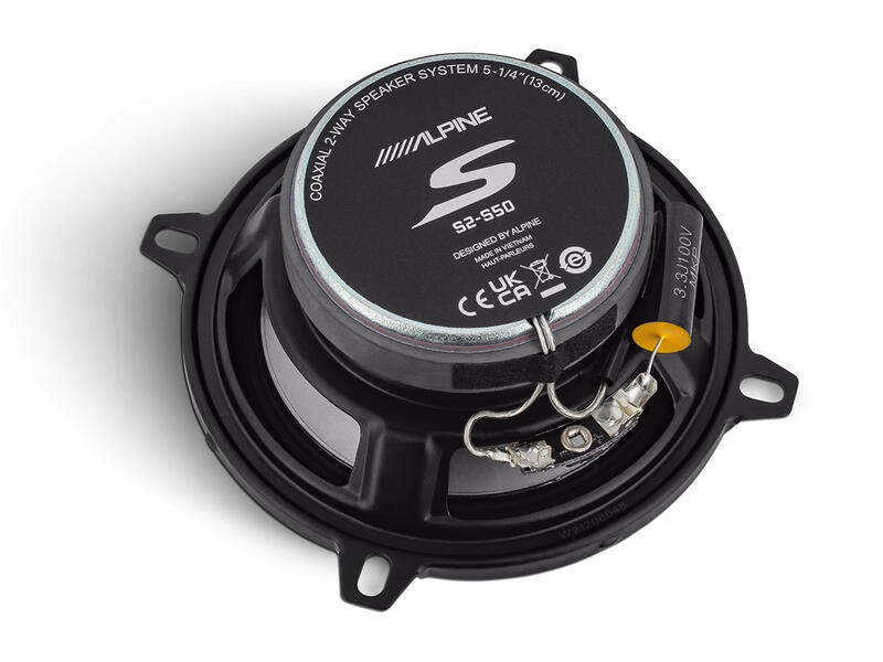 Alpine S2-S50 Altoparlanti coassiali 2 vie da 5" (130mm) certificate HI-RES - TechSoundSystem.com
