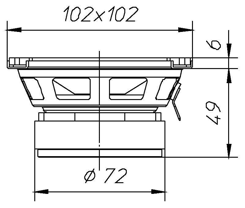 Ciare HM100 midrange con potenza di 150 W e 60 W RMS a 8 Ohm e diametro 100 mm - TechSoundSystem.com