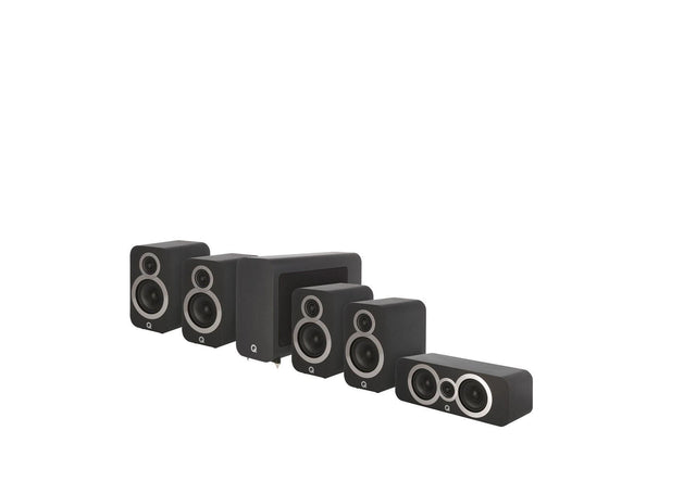 Q Acoustics Q 3010i CINEMA PACK sistema home cinema completo (2 cp Q3010i + Q3090i Centre + Q3060S subwoofer) - TechSoundSystem.com