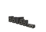 Q Acoustics Q 3010i CINEMA PACK sistema home cinema completo (2 cp Q3010i + Q3090i Centre + Q3060S subwoofer) - TechSoundSystem.com