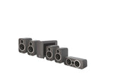 Q Acoustics Q 3010i CINEMA PACK sistema home cinema completo (2 cp Q3010i + Q3090i Centre + Q3060S subwoofer) - TechSoundSystem.com