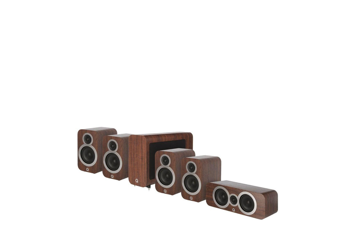 Q Acoustics Q 3010i CINEMA PACK sistema home cinema completo (2 cp Q3010i + Q3090i Centre + Q3060S subwoofer) - TechSoundSystem.com